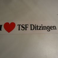 Aufkleber I love TSF Ditzingen (gebraucht neuwertig)