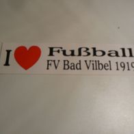Aufkleber I love FV Bad Vilbel (gebraucht neuwertig)