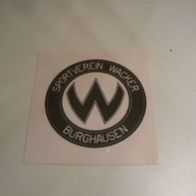 Aufkleber SV Wacker Burghausen (gebraucht neuwertig)