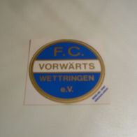 Aufkleber FC Vorwärts Wettringen (gebraucht neuwertig)