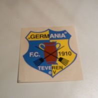Aufkleber FC Germania Teveren (gebraucht neuwertig)