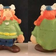 Ü-Ei Figur 1976 Asterix - Majestix - hellbraune Schuhe und hellgrüner Umhang - Text!