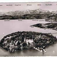 Ansichtskarte Bodensee Insel Mainau Luftbild