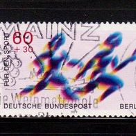 Berlin Mi. Nr. 596 Sporthilfe 1979: Staffellauf - Wert 60 + 30 Pf o <
