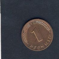 Deutschland 1 Pfennig 1983 F