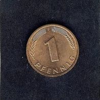 Deutschland 1 Pfennig 1980 F