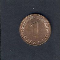 Deutschland 1 Pfennig 1980 J