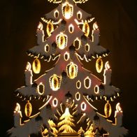 Details about   3D-Schwibbogen LED Tanne Tannenbaum mit Kugeln 44cm Erzgebirge Weihnachten Holz 