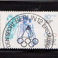 Berlin Mi. Nr. 717 Sporthilfe 1984: Straßenradfahren Frauen - Wert 80 + 40 Pf o <