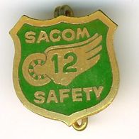 Sacom Safety Anstecknadel Pin Brosche :