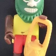 Ü-Ei Steckfigur 1995 Faszinierendes Afrika - Medizinmann mit Tasche - Maske grün