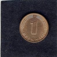 Deutschland 1 Pfennig 1974 G