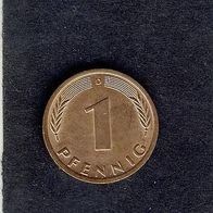 Deutschland 1 Pfennig 1972 D