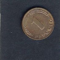 1 Pfennig Deutschland 1950 D