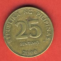 Philippinen 25 Sentimo 2000