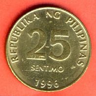 Philippinen 25 Sentimo 1996