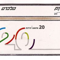 Telefonkarten 52 aus Israel, 1 Stück