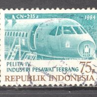 Indonesien, 1984, Mi. 1128, Fünfjahresplan, Flugzeugbau, 1 Briefm., gest