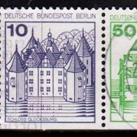 Berlin Zusammendruck Mi. Nr. W 74 (532CD+ 615D) - Wert 10 + 50 Pf o !