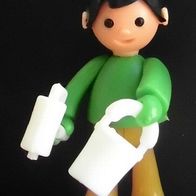 Ü-Ei Steckfigur 1989 Fleißige Handwerker - Malermeister (1) - Text!