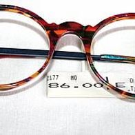 Brillengestell rot-blau Lafont Ovale, neu, ohne Gläser