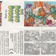 Ü-Ei BPZ 1995 - Die Dapsy Dinos - Puzzle - obere linke Ecke