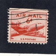 USA 1947 Flugpostmarke 6 Cent Mi.553. Do. gest.