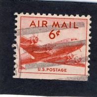 USA,1947 Flugpostmarke 6 Cent Mi.553. Du. gest.