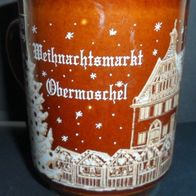 Tasse Weihnachtsmarkt Obermoschel Braun