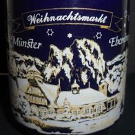 Tasse Weihnachtsmarkt Bad Münster - Ebernburg Blau