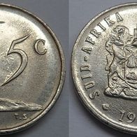 Südafrika 5 Cents 1975 ## S20