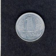 DDR 1 Pfennig 1977 A.
