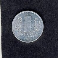 DDR 1 Pfennig 1983 A.