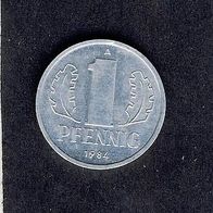 DDR 1 Pfennig 1984 A