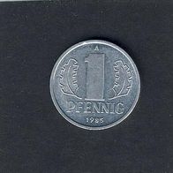 DDR 1 Pfennig 1985 A.