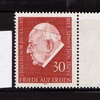 Bundesrepublik Deutschland Mi. Nr. 609 Papst Johannes XXIII. * * <