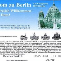 Dom zu Berlin Eintrittskarte von 2004