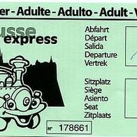 Fahrkarte Petrusse express Luxembourg Nr.178661 von 2003