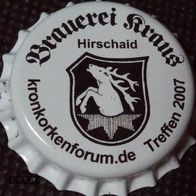 Kraus Brauerei Hirschaid KKFT KK-Sammler-Treffen 2007 Kronenkorken Bier Kronkorken