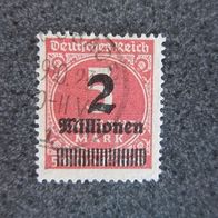 Deutsches Reich Mi. Nr.312A gestempelt und INFLA- geprüft.