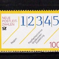 Bundesrepublik Deutschland Mi. Nr. 1659 Neue Postleitzahlen * * <