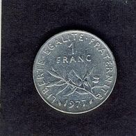 Frankreich 1 Franc 1977