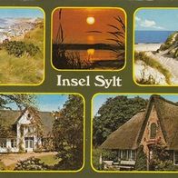 AK003) Die schöne Insel Sylt, Mehrbildkarte