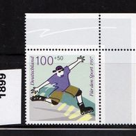 Bundesrepublik Deutschland Mi. Nr. 1899 Sporthilfe 1997: Inline Skating * * <