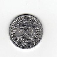 50 Reichspfennig - 1921 "J" - NEU !!!