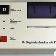 Gebührenzähler Registrierdrucker mit Funkuhr