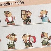 Top Ten Teddies 1995 - kompl.- Überraschungseier