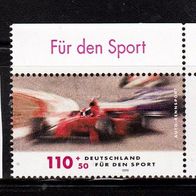 Bundesrepublik Deutschland Mi. Nr. 2032 Sporthilfe 1999: Rennsport * * <