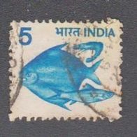 Indien Freimarke " Fisch " Michelnr. 792 o