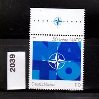 Bundesrepublik Deutschland Mi. Nr. 2039 - 50 Jahre Nordatlantikpakt NATO * * <